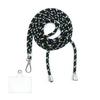 En stock mayoreo impresión por transferencia de calor cordón para teléfono móvil tarjetero insignia fábrica marca halter correa cruzada llavero cordón