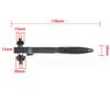 Llave de mandril dos en uno, negra, de trinquete rápido de dos vías, llave de doble uso de dos extremos, herramienta de hardware