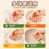 Esponja de pulpa de madera personalizable con diseños impresos, adecuada para lavar platos en la cocina, muy absorbente, de secado rápido y duradera para la limpieza del hogar.