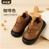 Sapatos Infantis de Lã Fina para Primavera Outono Inverno Bebês Sapatos de Solado Macio Crianças Pequenas Sapatos Estáveis Sapatos Funcionais Antiderrapantes Casuais