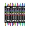 Los 240 rotuladores acrílicos de doble punta y doble color más vendidos de Amazon, bolígrafos de dibujo para niños con punta suave, set de papelería, rotuladores para graffiti