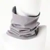 Estilo Coreano Ambiente Otoño/Invierno Color Sólido Calentador de Cuello Bufanda Versátil Protector de Cuello A Prueba de Viento Protección contra el Frío Bufanda Unisex