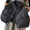 Roupas infantis coreanas, coletes de outono e inverno para meninos e meninas, acolchoados e quentes, coletes de outer wear estilosos e simples para bebês