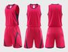 Conjunto Básico de Treinamento de Basquete Estilo Americano para Venda por Atacado Rápida, Camiseta e Shorts Respiráveis de Secagem Rápida, Uniforme de Competição Esportiva de Verão