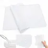 Mantel de Silicona Transparente Engrosado, Mantel de Mesa Impermeable y Resistente al Aceite, Protector de Gabinete, Protector de Cajón, Almohadilla de Escritorio Plegable Resistente al Calor Antideslizante