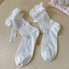 Calcetines todo en uno calcetines de media caña para mujer calcetines japoneses lindos de encaje calcetines Lolita ligeros de primavera y verano calcetines finos