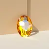 [Pedido Mínimo de 1440 Piezas] Diamante Ovalado Cristal de Vidrio Adorno para Cabeza de Vestido de Novia Accesorios de Cristal Funda para Teléfono Móvil Adornos de Pedrería