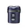 Barbeador Compacto Portátil de Viagem USB de Carregamento Rápido de Alta Potência e Alta Capacidade, Original Genuíno Importado, de Dupla Cabeça