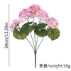 Mais Vendido na Amazon Flor Begônia Flor Artificial Decoração de Palco de Casamento Hortênsia Flor Falsa Fabricante Atacado