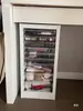 Gabinete para arte de uñas gabinete de archivos A4 columna única cajones multicapa gabinete de almacenamiento de cosméticos tienda de uñas gabinete de almacenamiento de esmalte en gel repostería