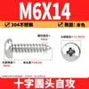 Tornillos Autorroscantes Phillips Cabeza de Lenteja de Acero Inoxidable 304 Clavos Autorroscantes Cabeza de Lenteja PA Tornillos de Rosca para Madera M1M2M3M4M5-M8