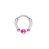 Anillo de Nariz Seamless Mariposa con Goteo de Aceite Popular en Europa y América Modelo Básico Acero Inoxidable Conjunto Popular Joyería para Piercing de Septum