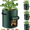 Saco de Plantio de Batata de PE Espessado de 10 Galões Saco para Vasos de Jardinagem ao Ar Livre