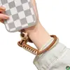Cordón para Teléfono Móvil Estilo Británico Cuerda Trenzada Cordón para Teléfono Móvil Lujo Ligero Pulsera Cadena para Teléfono Móvil de Mujer Cuerda para Teléfono Móvil Anti-Caída Negocios