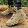 Botas masculinas de treinamento de campo ao ar livre plus size 2024 ajudam os novos calçados de caminhada da Amazon no outono e inverno