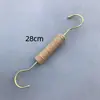 Ganchos para Loja de Roupas, Ganchos S, Cabides de Corda de Cânhamo, Adereços de Exibição, Painéis de Exibição de Madeira, Pregadores de Calça, Argolas para Lenço
