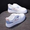 Zapatos blancos para mujer 2023 nuevos zapatos de otoño para mujer estilo coreano versátiles casuales ins zapatos súper populares zapatillas de plataforma para estudiantes para mujer