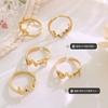 Azúcar nuevo anillo moda coreana corona elegante AMOR anillo de un solo diamante red social estilo ins joyería al por mayor