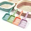 Pala para Arena de Gato con Mango Largo, Recogedor de Excrementos de Gato, Herramienta de Limpieza para Inodoro, Herramienta Especial para Arena de Gato de Tofu con Agujeros Grandes