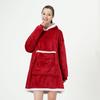 Amazon Transfronterizo Ropa Cómoda con Capucha Sudadera con Capucha Manta de TV Borde Blanco Fool a Prueba de Frío al Aire Libre Camisón Pijama
