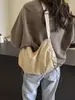 Bolsa Transversal Grande Leve Casual Estilo Japonês Nova Bolsa Esportiva de Lona da Moda para Passeio, Trajeto para o Trabalho, Bolsa de Ombro