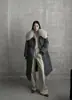 Chamarra de plumón Yuyan con cuello de piel de zorro para mujer, estilo largo, cintura con cordón, corte holgado coreano, talla grande, nuevo abrigo de invierno 2026