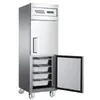 Congelador Comercial Acero Inoxidable Refrigerador Vertical Puerta Única Armario Alto Congelador y Refrigerador de Cocina Equipo de Refrigerador Comercial