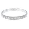 Pulsera Abierta de Lujo con Diamantes de Imitación y Zirconia para Novia Europea y Americana, Pulsera para Mujer, Pulsera de Temperamento, Pulsera al por Mayor, Adornos de Comercio Exterior