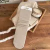 Meias de cano médio com padrão em relevo estilo japonês para mulheres, cor sólida, simples e versátil, estilo coreano, cor escura de outono e inverno, meias com babados