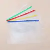 Suministros de Oficina Bolsa de Archivo Transparente con Cierre de PVC Bolsa Impermeable para Documentos de PP Bolsa de Archivo para Entrega Propia en Oficina Venta al por Mayor Personalizada
