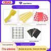 Corte sob encomenda de alta temperatura de mascaramento de cola, soldagem de tinta spray, mascaramento de papel, resistente à temperatura, tecido de acetato isolante de ouro, processamento de dedos de ouro