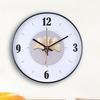 Reloj de Pared Silencioso de Moda para Sala de Estar, Reloj de Casa de Lujo Ligero y de Moda, Reloj de Cuarzo Silencioso con Barrido de Segundos Montado en Pared
