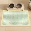 Alfombrilla Alimentación Mascota Gato Perro Pelo Liso de Fábrica Barro de Diatomeas Absorbente Resistente a la Suciedad Fácil de Cuidar Manteles Individuales Antideslizante A Prueba de Salpicaduras Alfombrilla para el Suelo