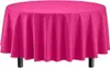 Color Sólido Blanco Negro Redondo Tela Restaurante Conferencia Evento Fiesta Desechable Mantel Redondo Cuadros Personalizable Mesa de Comedor