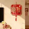 Novas Decorações de Parede de TV Trazendo Sorte em Estilo Chinês, Nós Chineses Festivos, Enfeites para Sala de Estar, Decorações Penduradas de Ano Novo com Caractere de Sorte
