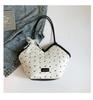 2025 Bolso de Hombro Nuevo de Gran Capacidad Estilo Casual de Verano para Clase Viajes al Trabajo Bolso Tote con Lazo Bajo el Brazo