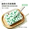 Pinza de Esponja para Uñas con Cuatro Garras de Acero Inoxidable para Recoger Piedras Preciosas, Circonitas y Diamantes; Bloque de Esponja Multifuncional