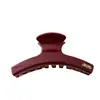 Pinza para el pelo Retro de Estilo Coreano con Letra y Cabello Rojo, con un Toque de Lujo, Pinza Grande Festiva para el Año Nuevo, Accesorio para el Cabello Sencillo y Elegante de Pinza de Tiburón