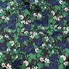Tejido jacquard clásico de estilo francés con estampado de flores azules, ideal para primavera y otoño, para bolsos de mujer, tejido jacquard teñido en hilo.
