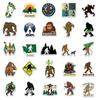 50 Pegatinas Nuevas de Bigfoot para Exteriores para Laptops, Maletas, Cuadernos, Fundas de Teléfono Móvil, Decorativas Impermeables