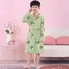 Toalla de Baño Infantil 2026 Nuevo Estilo Algodón Peinado Gasa Bata Ponible Secado Rápido Absorbente de Agua Transpirable Ropa Exterior para Niños y Niñas