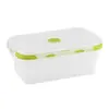 Caixa de Almoço de Silicone Dobrável Conjunto de Caixas Bento Caixa de Almoço Portátil Caixa de Conservação Selada para Geladeira Caixa de Almoço de Silicone Resistente a Altas Temperaturas