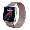 Adecuado para Reloj Inteligente Fitbit Versa Correa de Metal Magnética de Malla Milanesa Punto