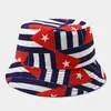 Novo Chapéu de Balde com Elemento de Bandeira Multi-País Transfronteiriço (Chapéu Bucket Casual Tendência Estilo Logo de País) SJ