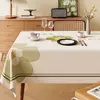 Mantel Estilo Ins Impermeable y a Prueba de Aceite Mantel Sin Lavado Sensación de Lujo Ligero Gama Alta Nuevo 2026 Mantel Rectangular de PVC para Mesa de Café