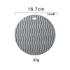Tapete Isolante Redondo de Silicone Transfronteiriço, Tapete de Mesa de Silicone Antiderrapante com Pontos Elevados, Tapete para Panela Anti-Queimaduras, Tapete de Silicone Resistente a Altas Temperaturas em Estoque