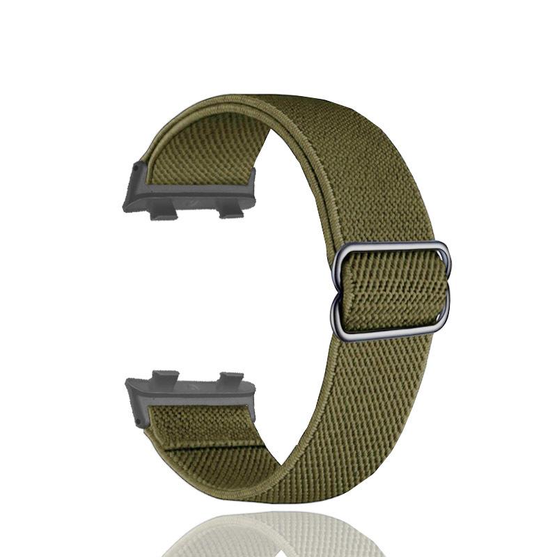 OPPO watch 弹力表带 橄榄绿