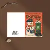 Juego de tarjetas de felicitación navideñas de Amazon, fútbol, Santa Claus de dibujos animados estilo australiano, tarjeta plegable con bendición festiva