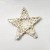Estrella de Cinco Puntas de Ratán Bola de Ratán Anillo de Madera Decoración Festiva Decoración de Escaparate de Centro Comercial Adornos Colgantes Navideños Decoraciones Colgantes Artículos de Exhibición