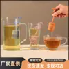 Infusor de Chá de Silicone em Formato de Garça, Coador de Chá, Filtro Multifuncional para Café, Ferramenta para Temperos